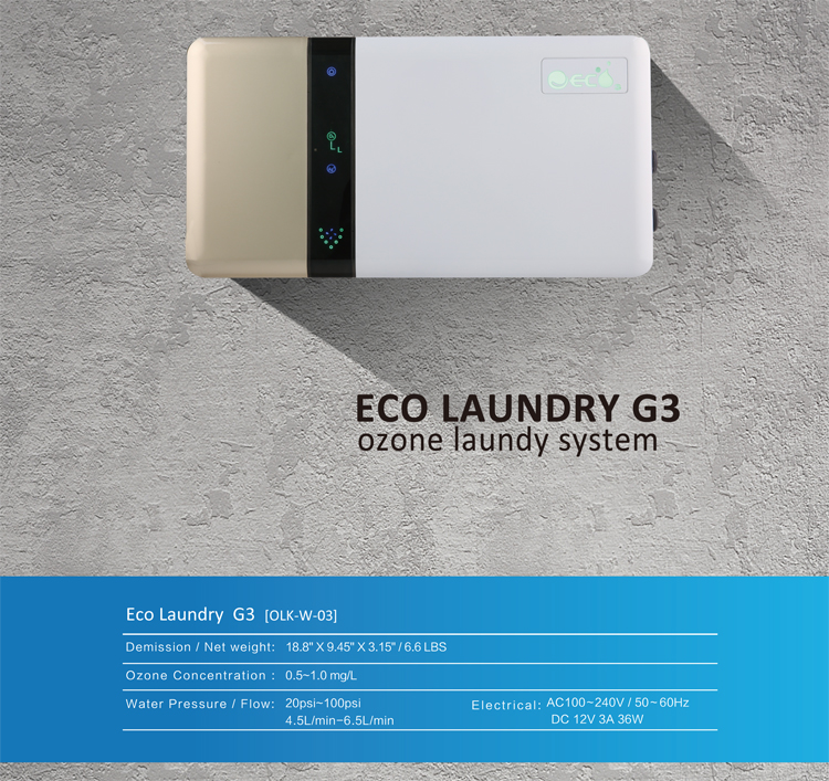 Introduction on Ecolandry G3 -Detergentless ozone laundry water system